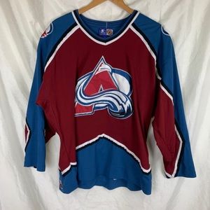 Vintage Colorado Avalanche Starter Jersey, Size: XL